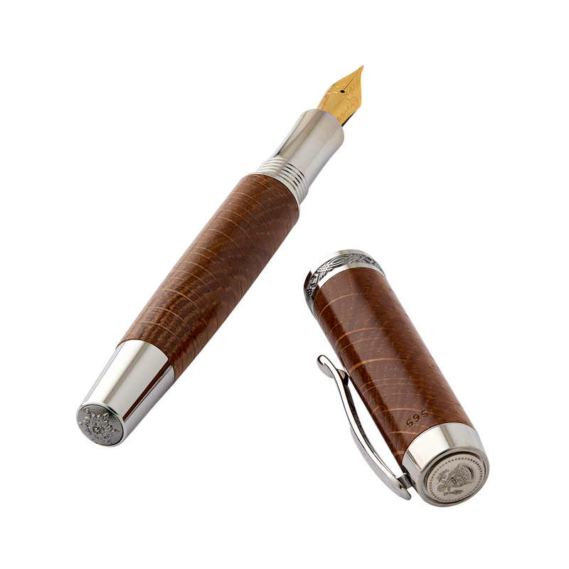 Handcrafted Wooden Fountain Pen from Truman Renovation