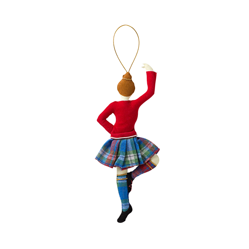 Female Highland Dancer Felt Ornament