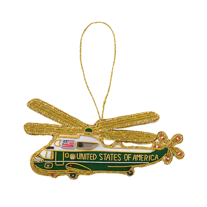 Marine One Felt Ornament