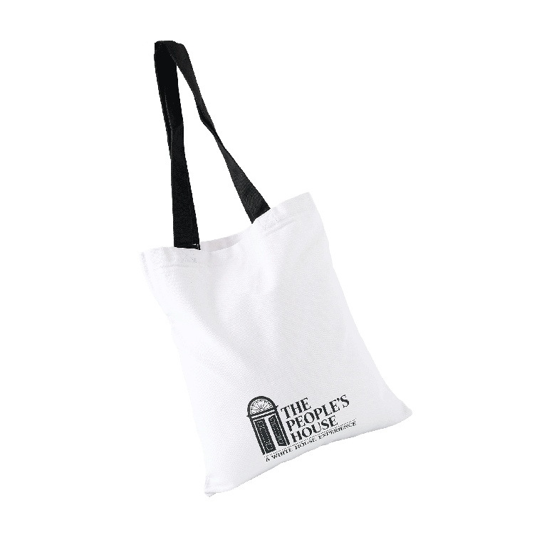 The People's House Graphic Tote - Black Trim - Back