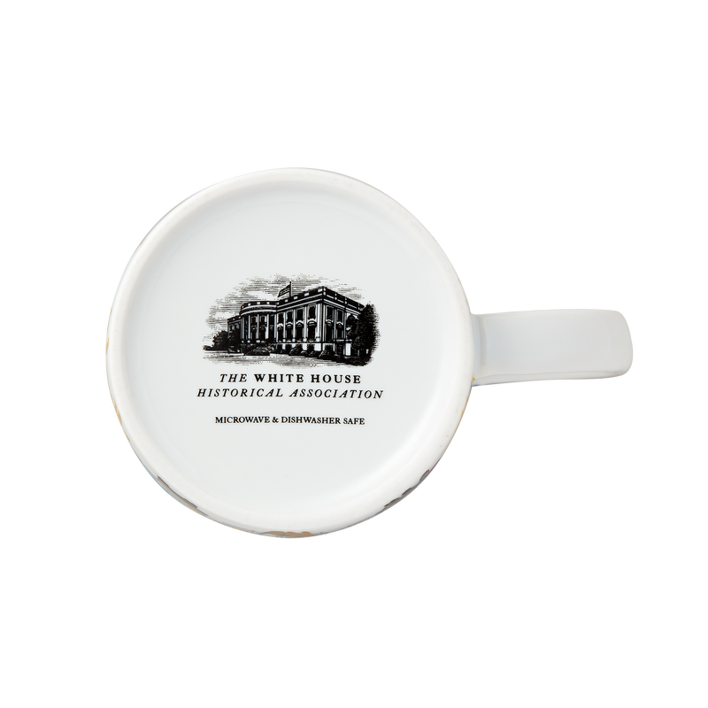 Presidential Pets Porcelain Holiday Cocoa Mug and Plate Set