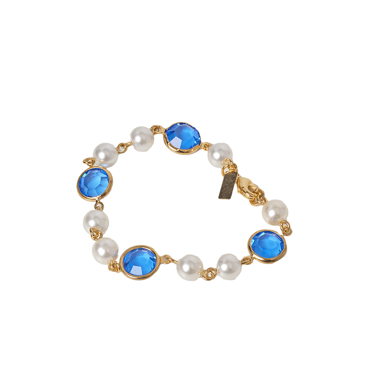 Jacqueline Kennedy's Blue Room Fashion Pearl Bracelet - Closed