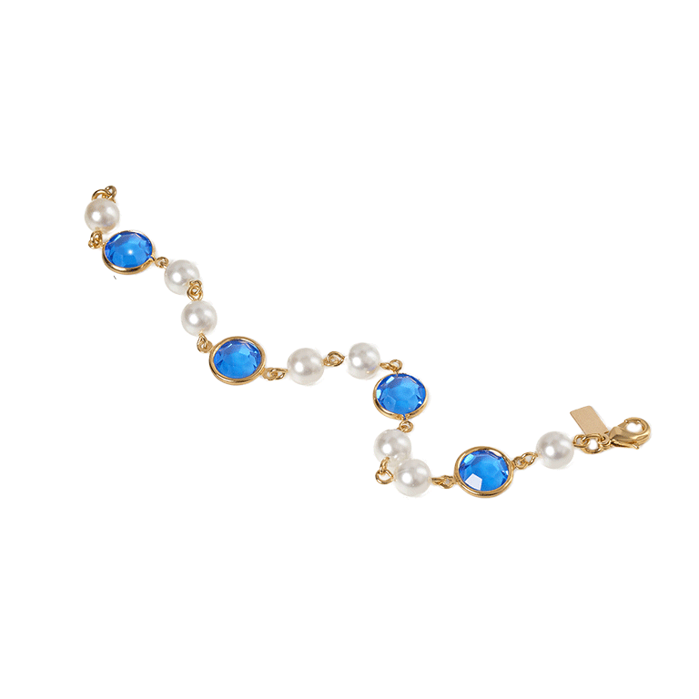 Jacqueline Kennedy's Blue Room Fashion Pearl Bracelet - Open