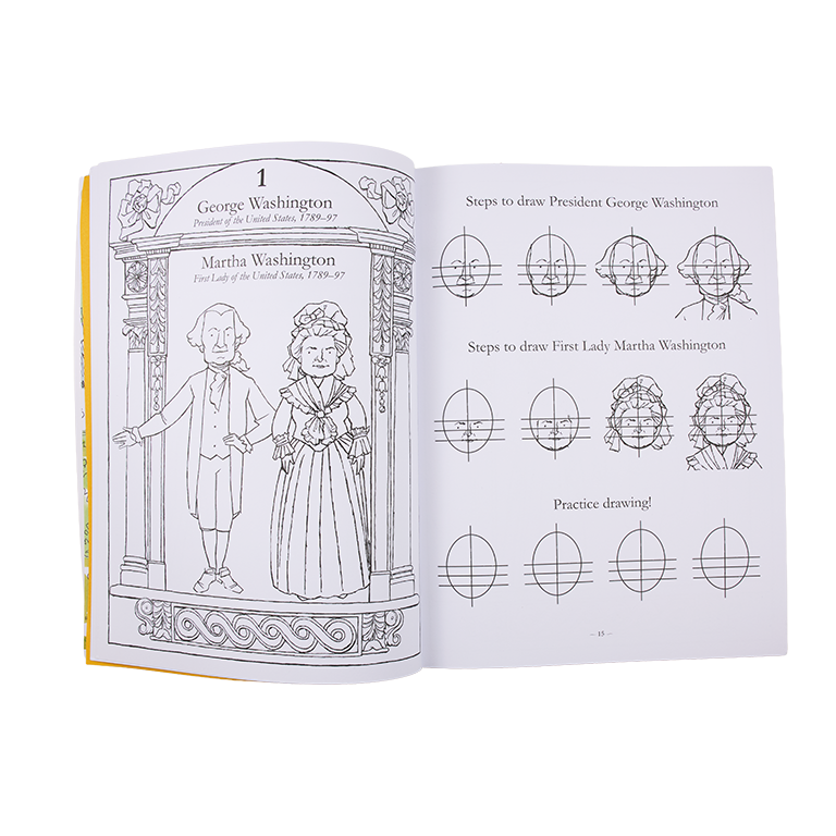 How to Draw the Presidents and First Ladies - Interior