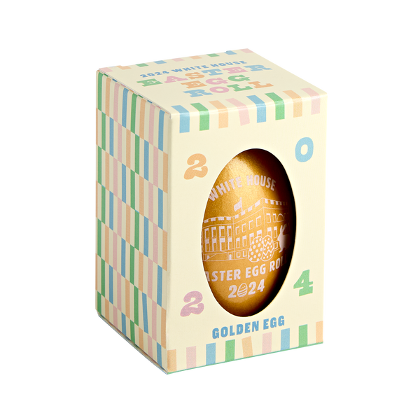 2024 Commemorative Gold Easter Egg White House Historical Association