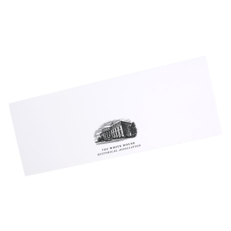 White House Greeting Card With 9" Truman Seal Pennant