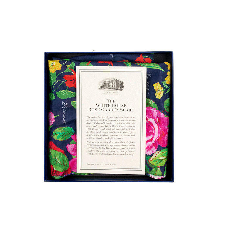 White House Garden Collection Scarf - In Box