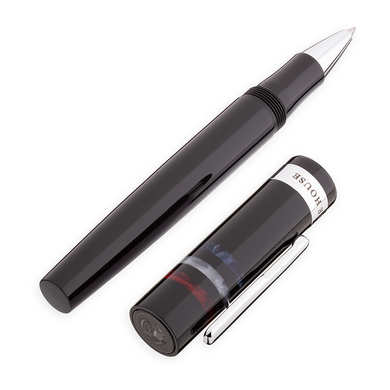 White House Toledo Rollerball Pen with Truman Seal - Open