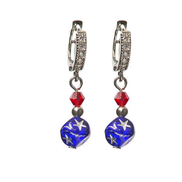 ピアス [KATENKELLY] Pretty Oval Capri Blue Earrings Royal Replica/celebrity Earring, Kate Middleton Earrings
