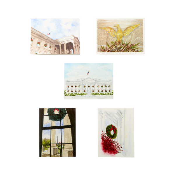 White House Festive Holiday Notecards White House Historical Association