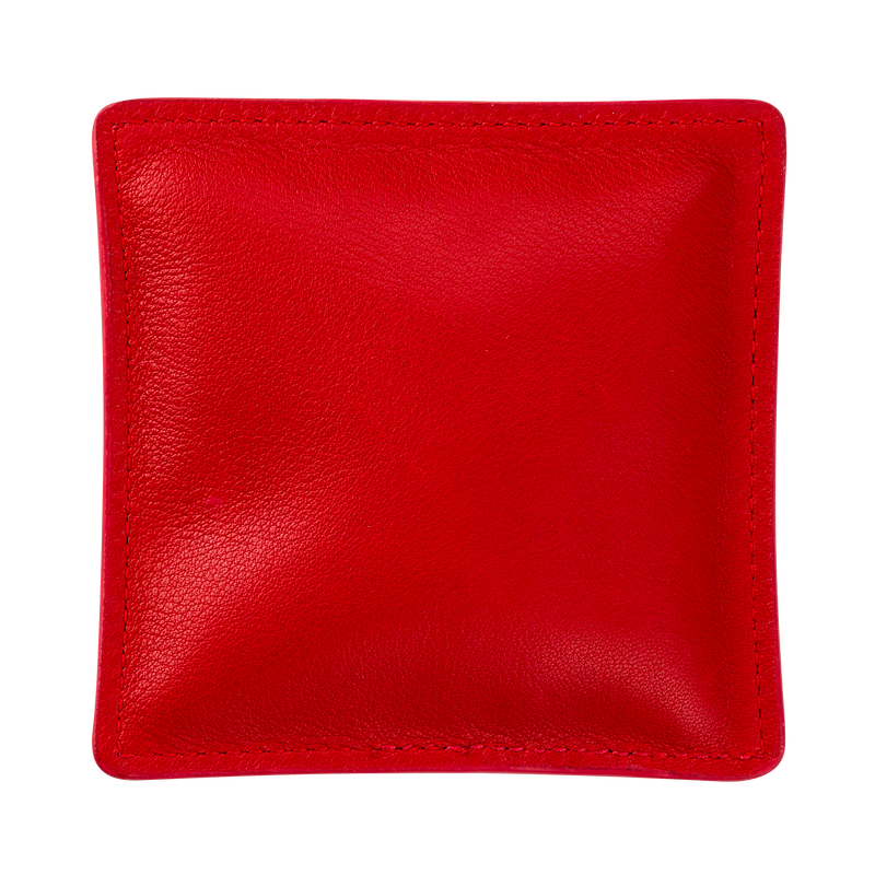 Red Truman Seal Leather Paperweight