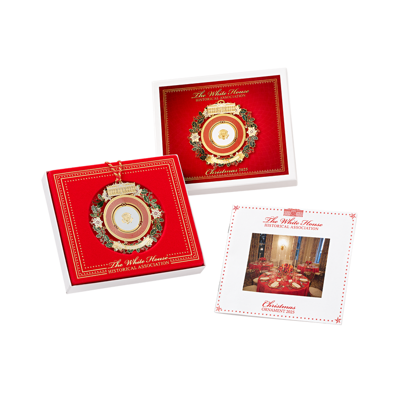 Official 2025 White House Christmas Ornament Contents