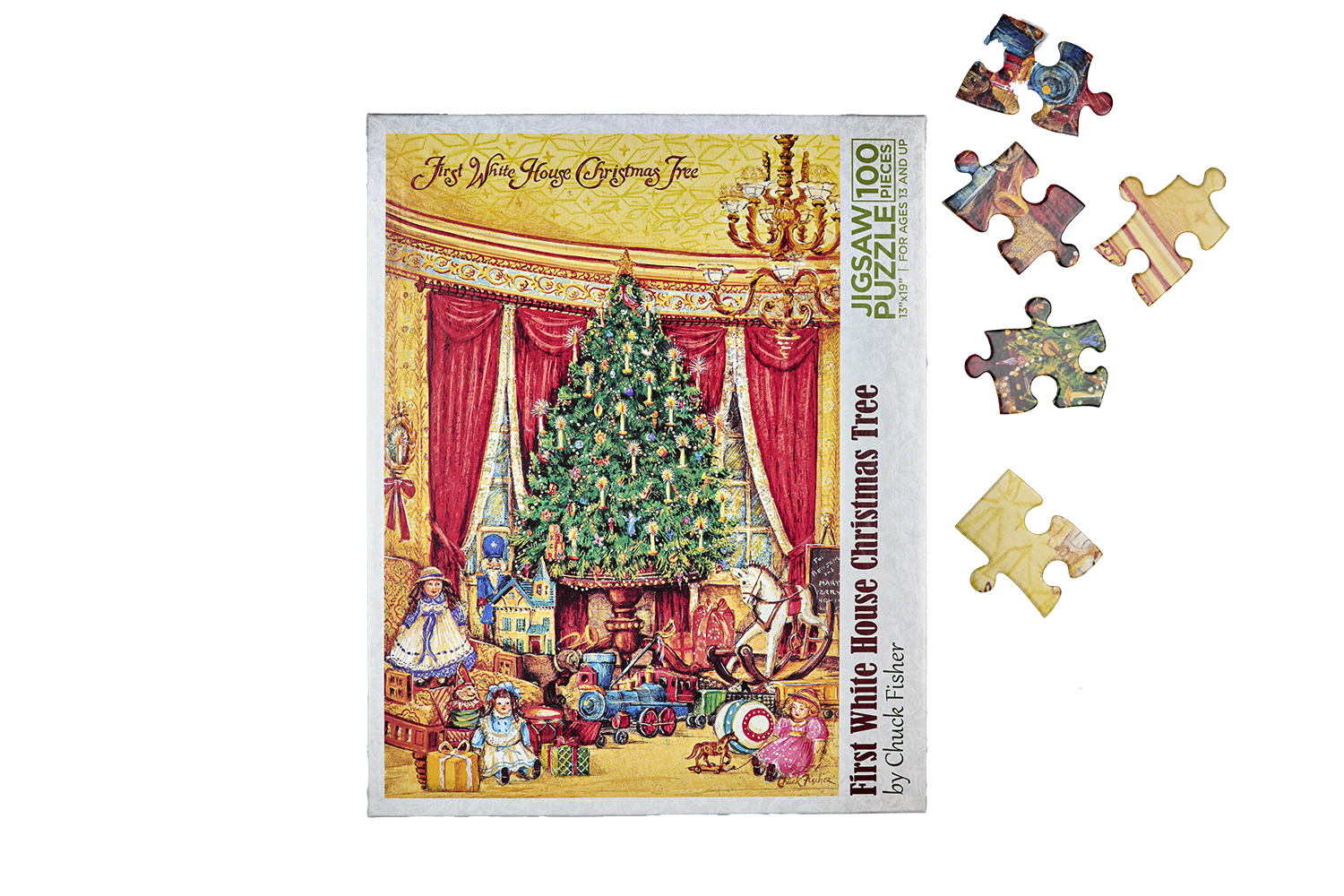 親株　P. White House #1 original. First White House Christmas Tree Puzzle - 100 Pieces – White House