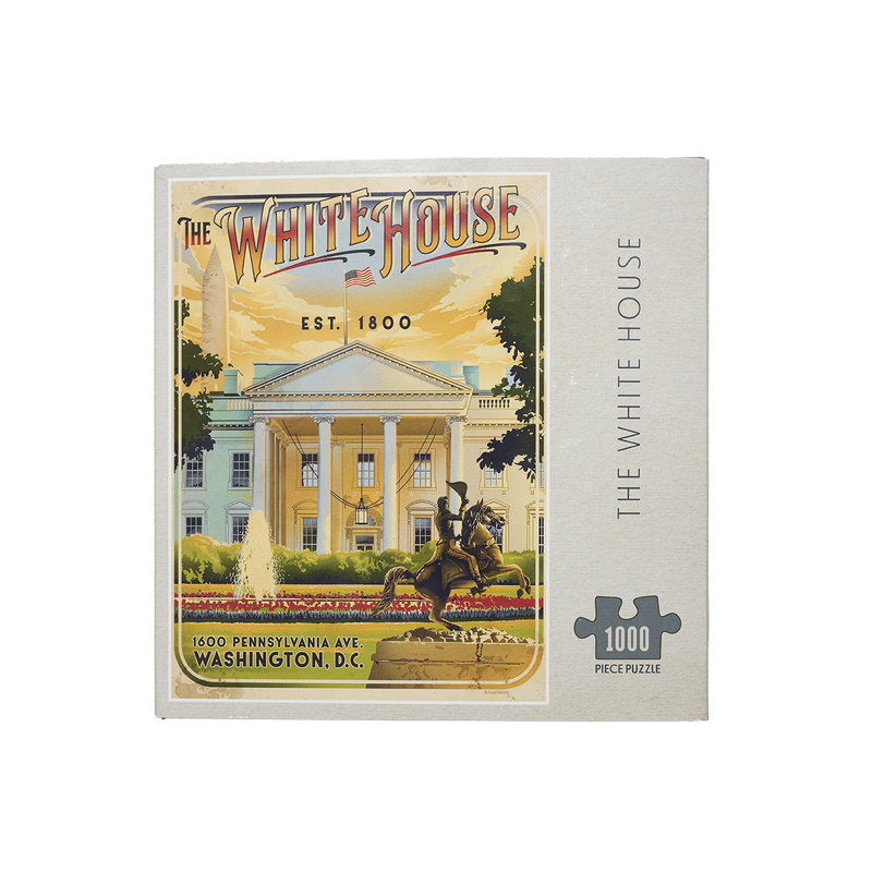White House Vintage Graphic Puzzle
