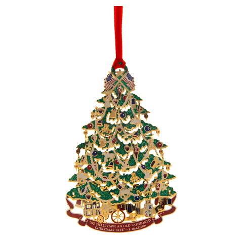2008 White House Christmas Ornament, A Victorian Christmas Tree-Front