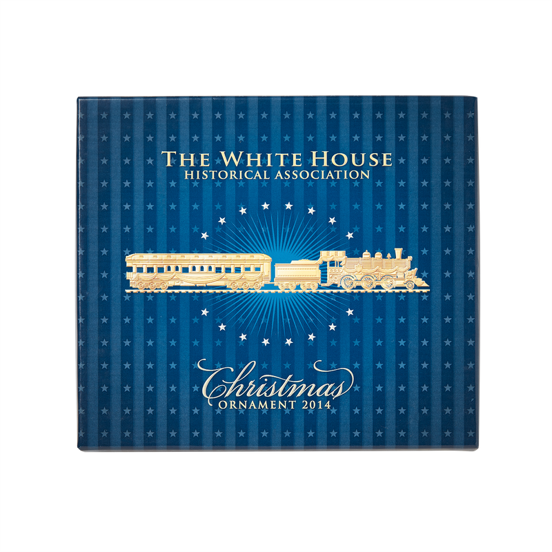 2014 White House Christmas Ornament-Box with Lid