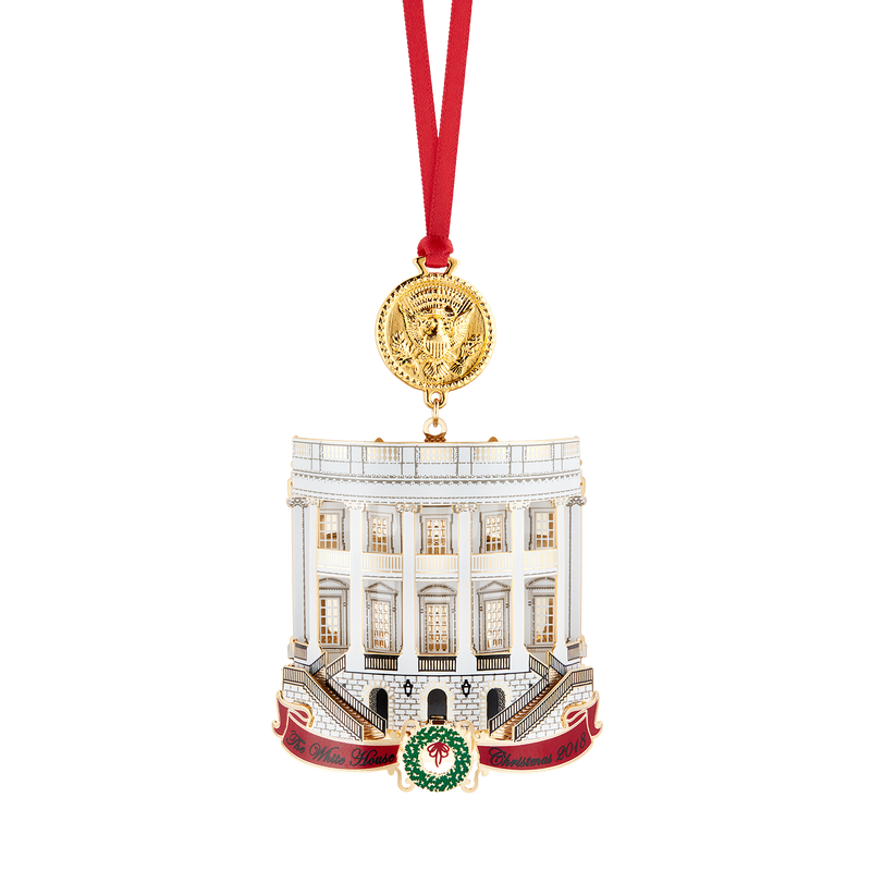 Official 2018 White House Christmas Ornament-Front