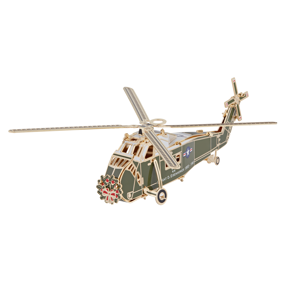 Official 2019 White House Christmas Ornament-helicopter