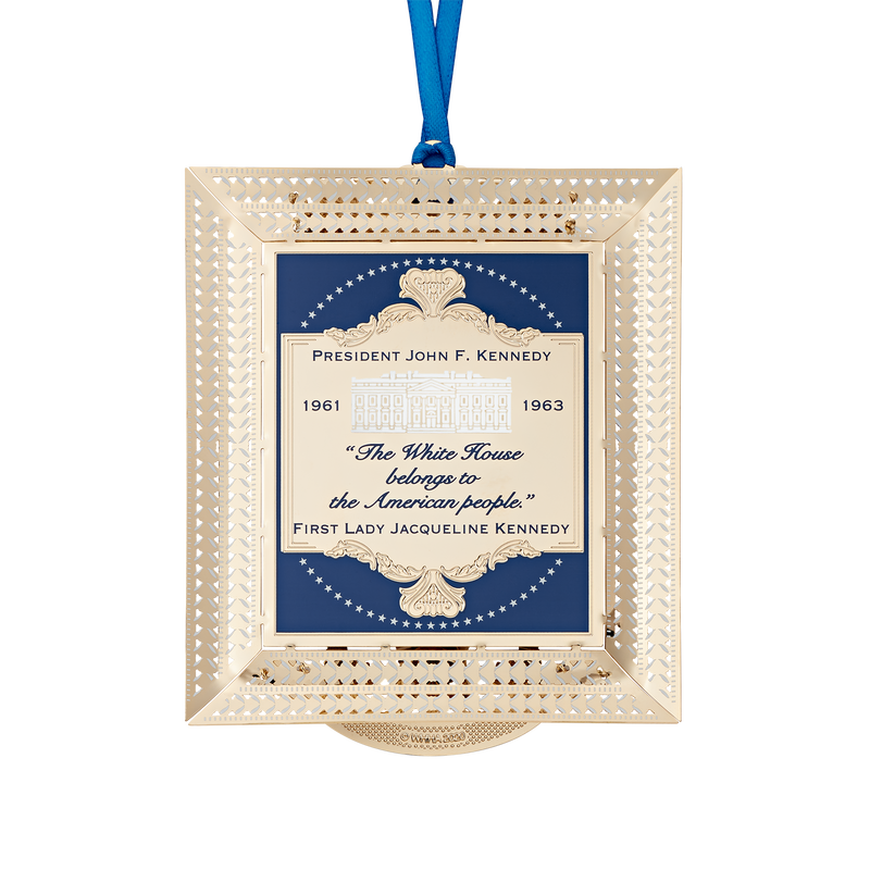 Official 2020 White House Christmas Ornament_back