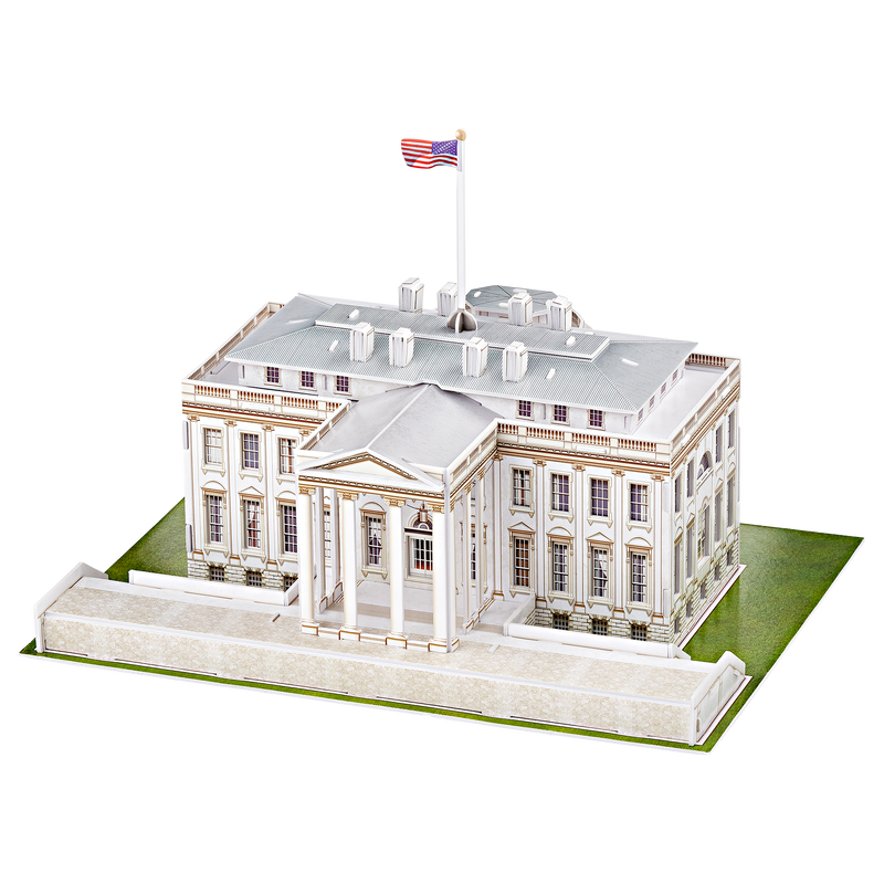 3D architectural puzzle of the White House