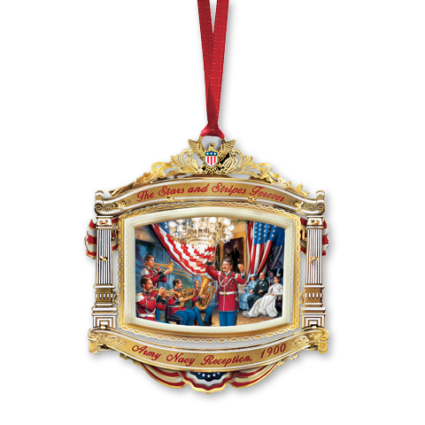 2010 White House Christmas Ornament, The U.S. Marine Band