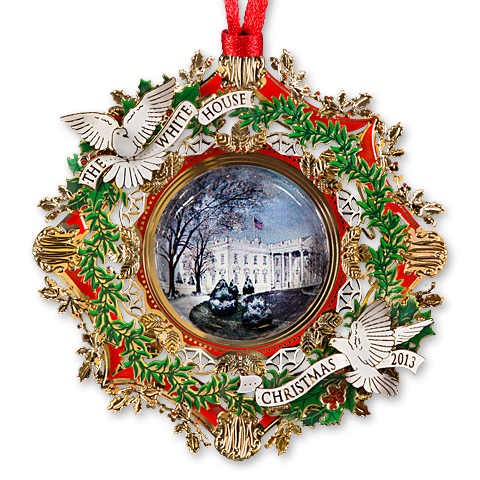 2013 White House Christmas Ornament, The American Elm Tree – White