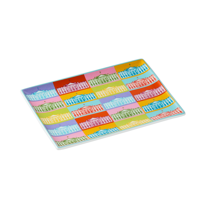 White House Pop Art Tray