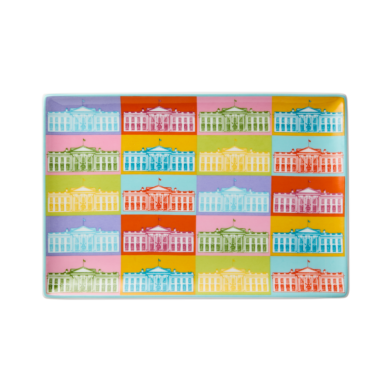 White House Pop Art Tray