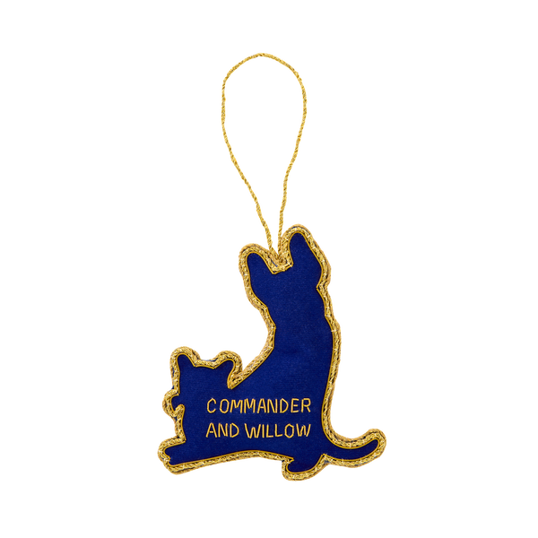 Commander & Willow Felt Ornament