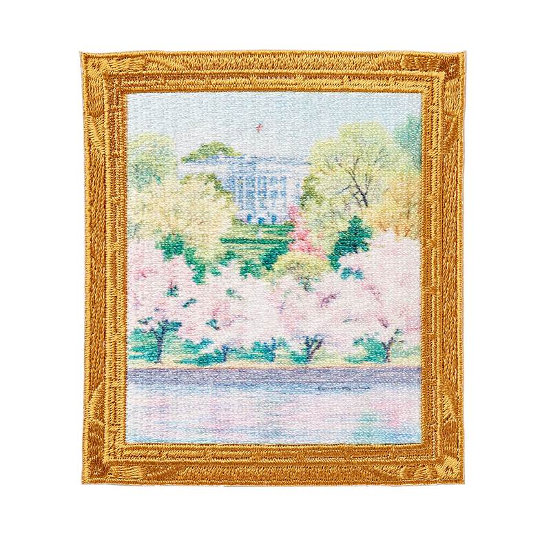 patch celebrates the annual cherry blossom season