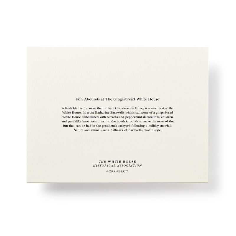Fun Abounds at the Gingerbread White House Note Cards