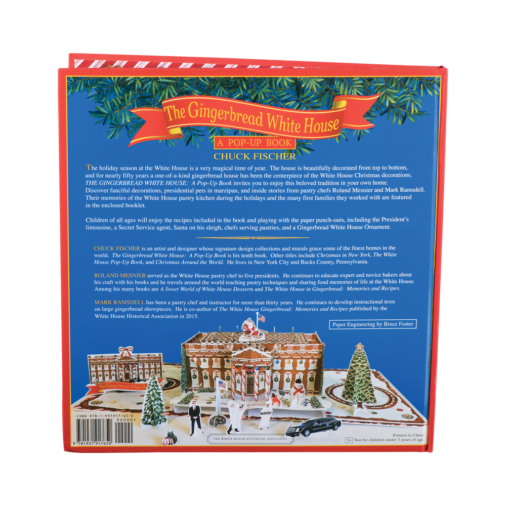 The Gingerbread White House: A Pop-Up Book-Back Cover