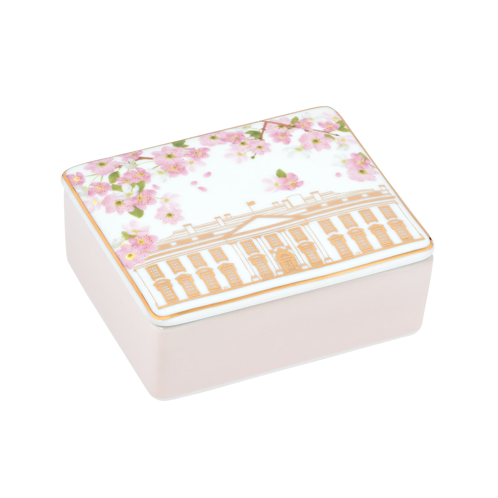 Cherry Blossom Lidded Box – White House Historical Association