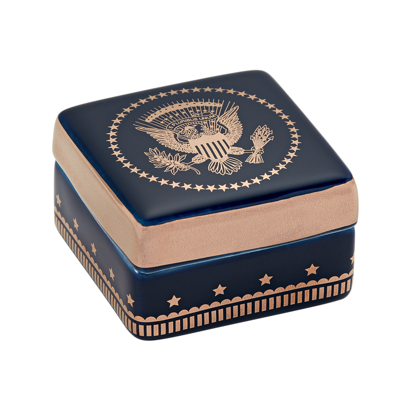 Navy Truman Seal Lidded Box-Front
