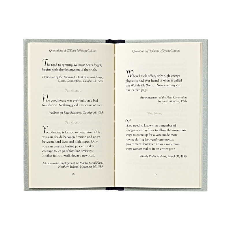 Quotations of William Jefferson Clinton