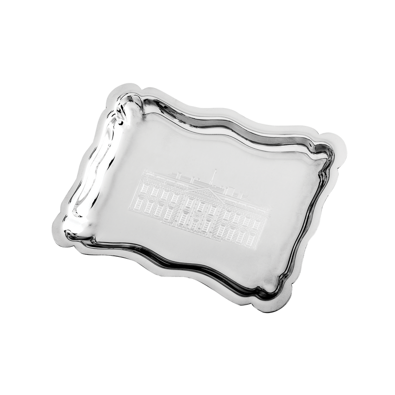Salisbury White House Scalloped Tray