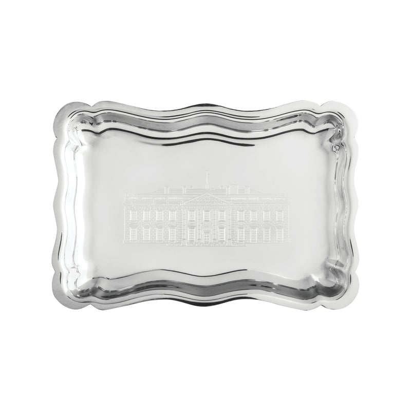 Salisbury White House Scalloped Tray