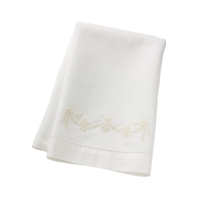 North Portico Tea Towels - Ivory