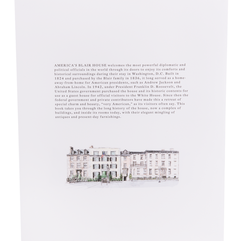 Blair House: The President’s Guest House-Back Cover