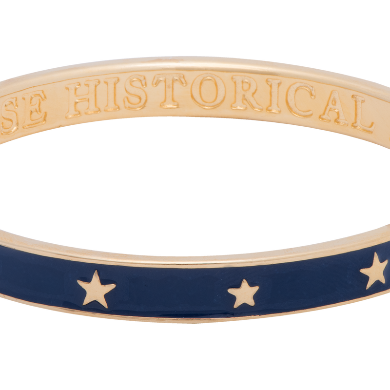 Blue Enamel Star Bracelet