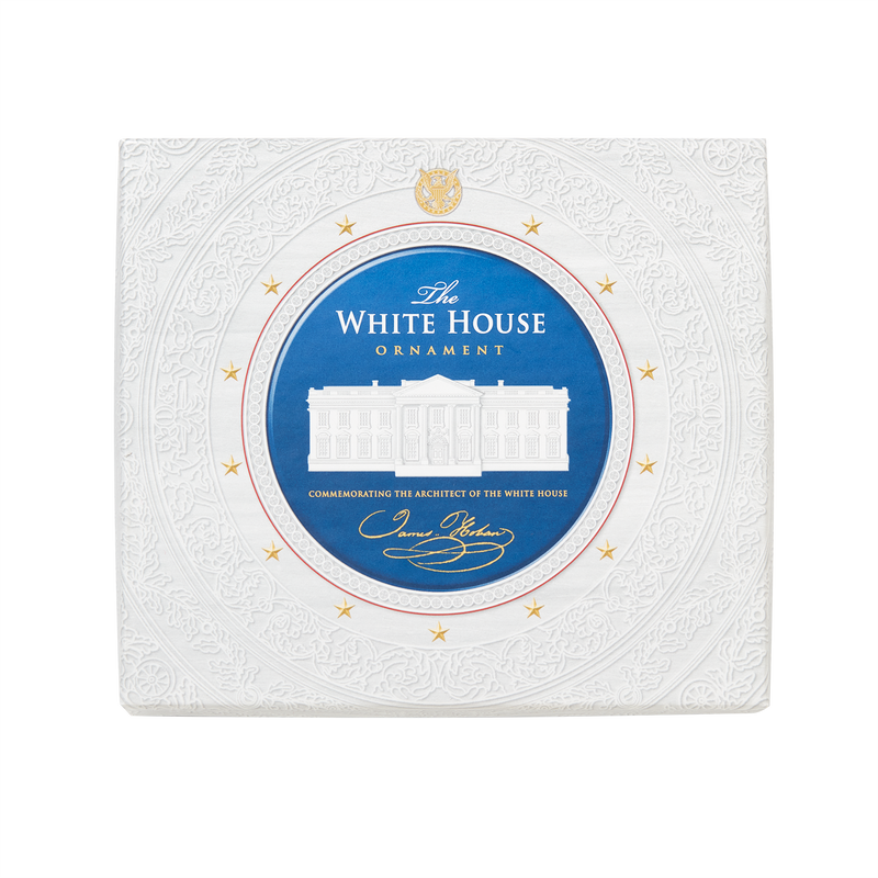 Commemorative Ornament, Honoring James Hoban, White House Architect-Box with Lid