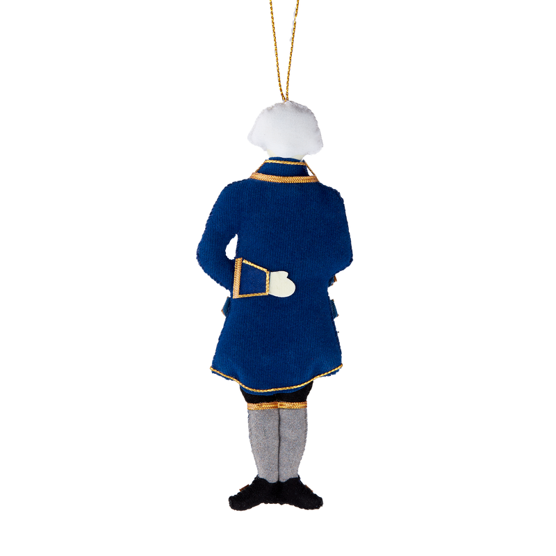 James Madison Ornament-Back