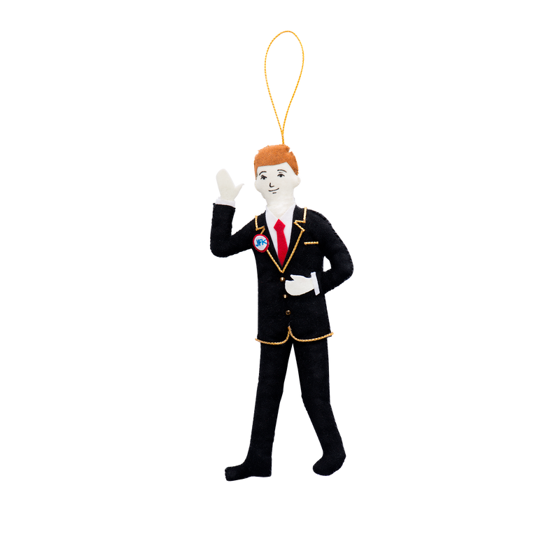 John F. Kennedy Ornament-Front