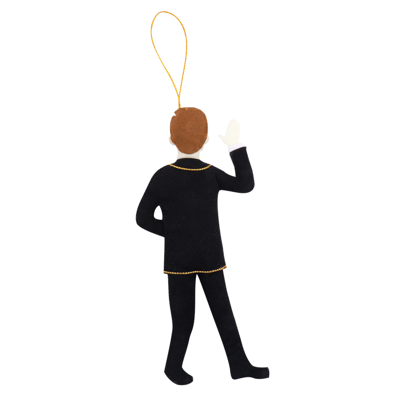 John F. Kennedy Ornament-Back