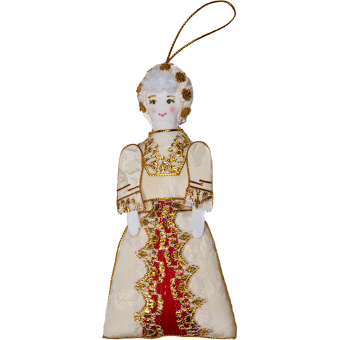 Martha Washington Ornament-Front