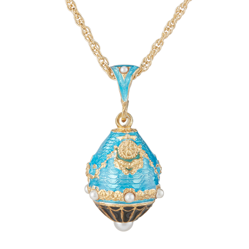 Aqua North Portico Egg Pendant