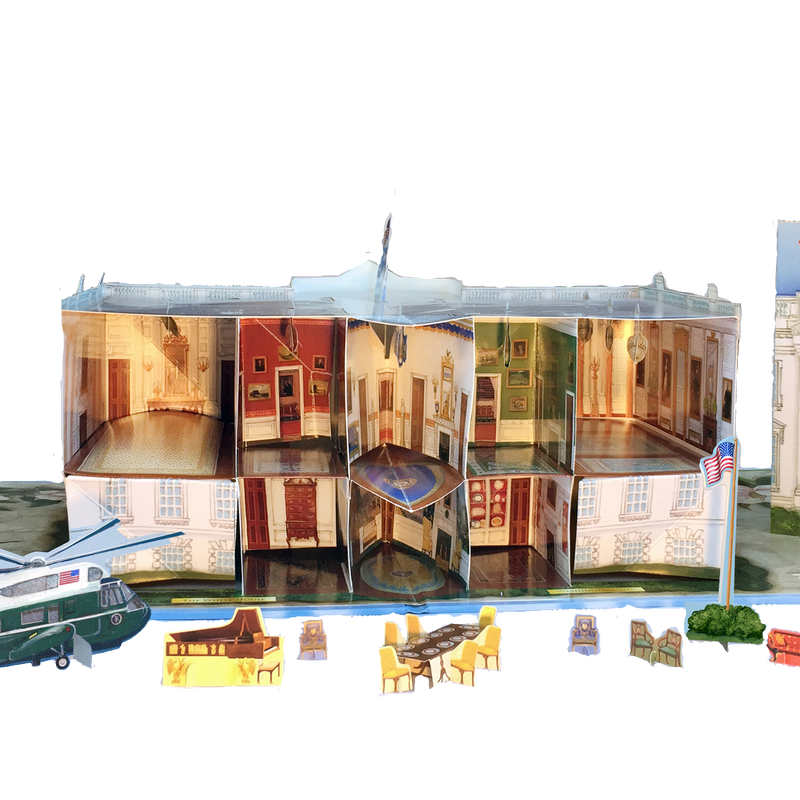 White House Pop-Up Book-Open Page