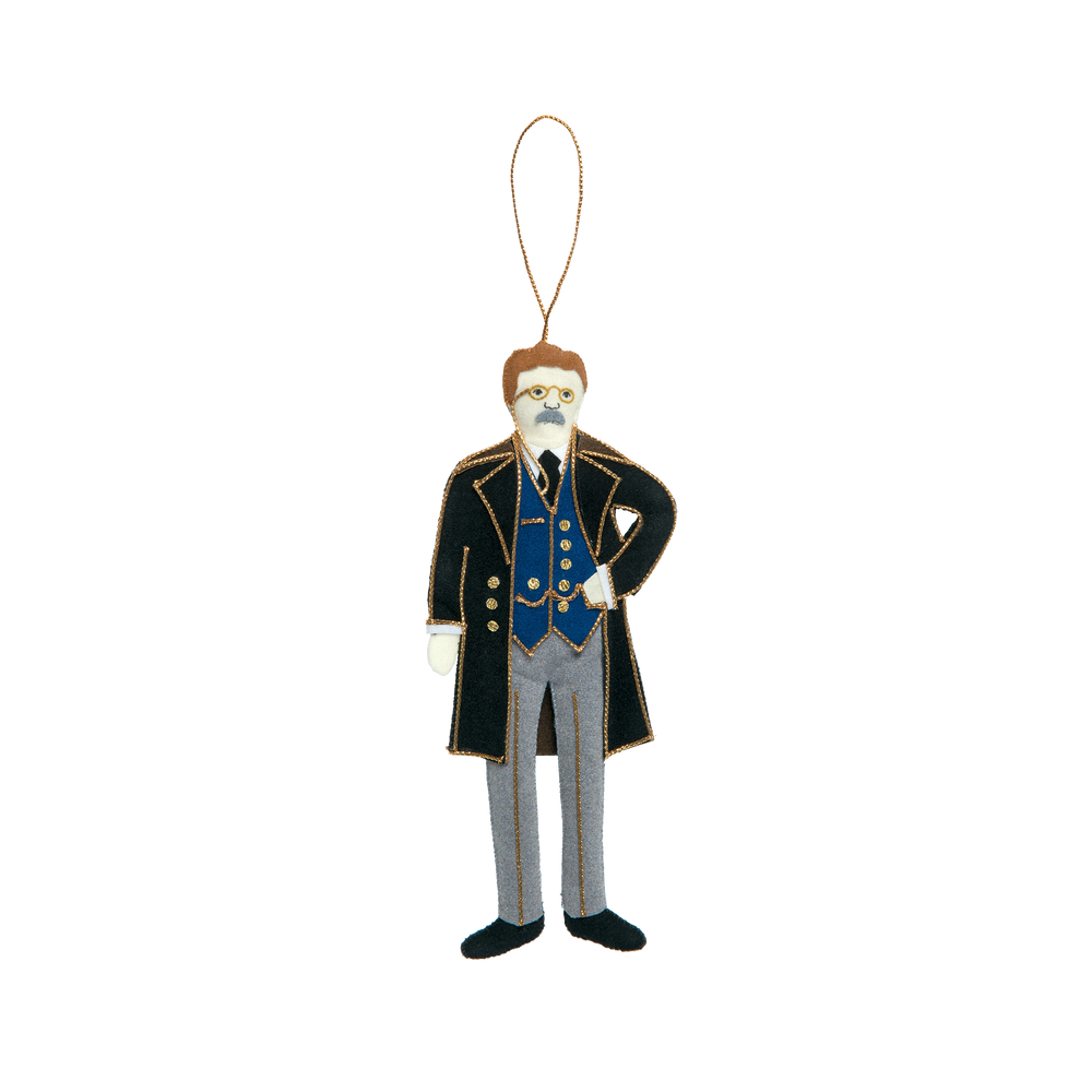 Teddy Roosevelt Ornament-Front