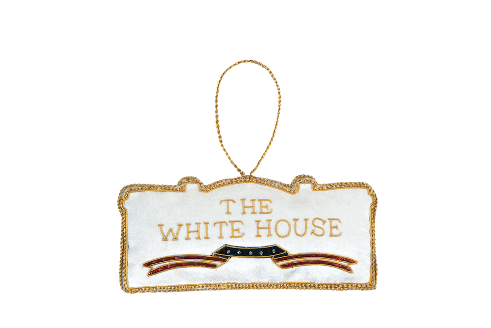 White House Ornament-Back