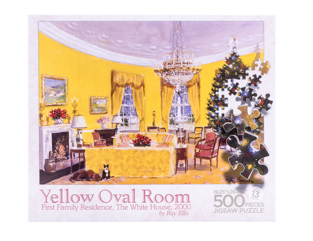 Yellow Oval Room Puzzle-Front of Box
